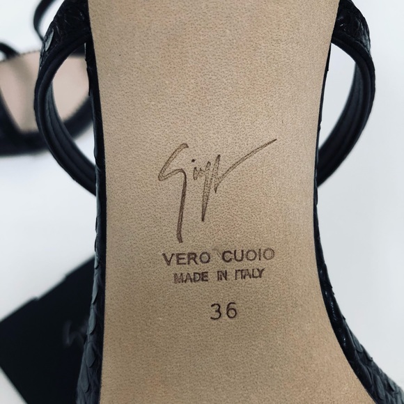 Giuseppe Zanotti Alien Sandal Ankle Strap Heels - Picture 8 of 9